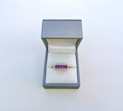 9ct. Solid Gold Ruby &amp; Diamond Ring. PRICE DROP 22% | €174 OFF!