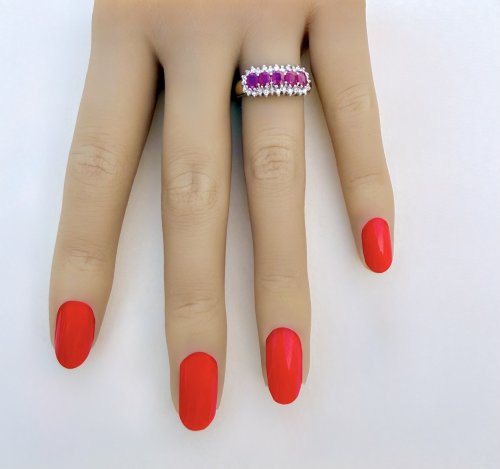 9ct. Solid Gold Ruby &amp; Diamond Ring. PRICE DROP 22% | €174 OFF!