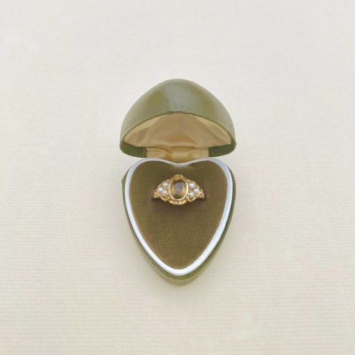 Vintage 9ct. Gold Citrine and Cultured Pearl Ring.