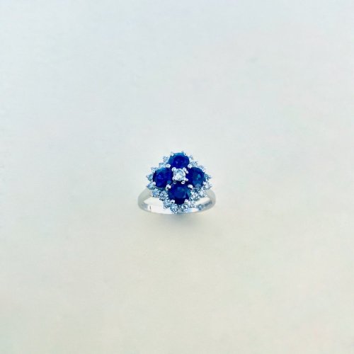 18ct. Gold Sapphire and Diamond Ring. FINAL REDUCTION!