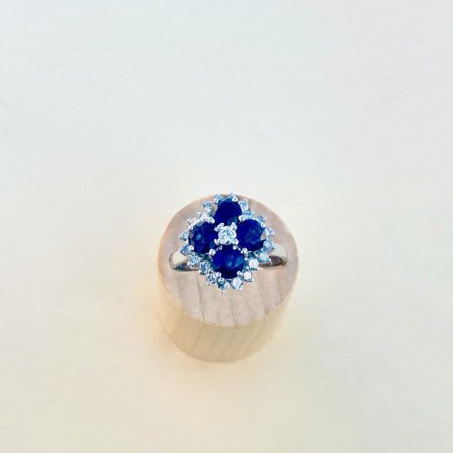 18ct. Gold Sapphire and Diamond Ring. FINAL REDUCTION!