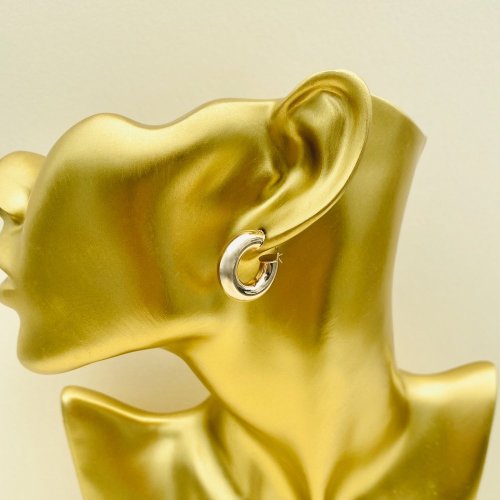 9ct. Gold Chunky Small Hoop Earrings.