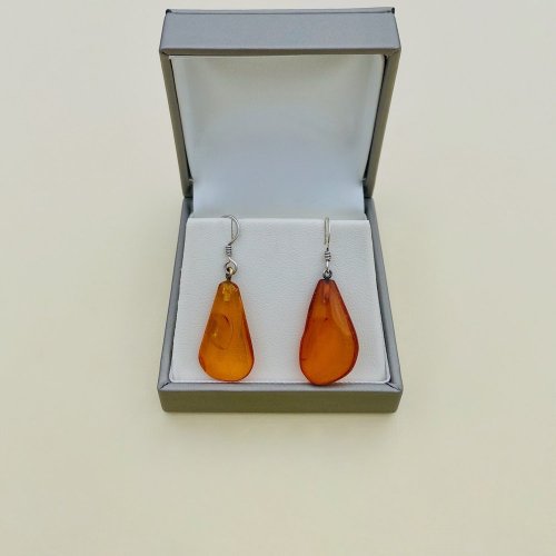 Vintage Amber earrings.