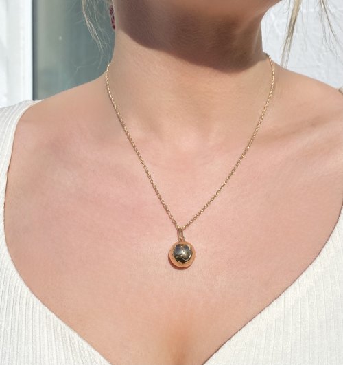 9ct. Gold Football Pendant - Fully Hallmarked.