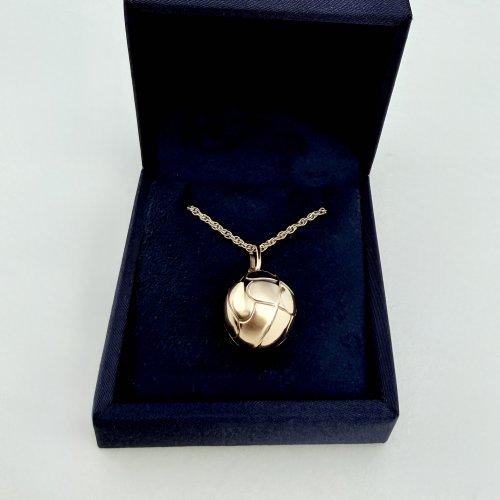 9ct. Gold Football Pendant - Fully Hallmarked.