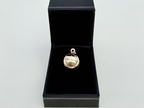 9ct. Gold Football Pendant - Fully Hallmarked.