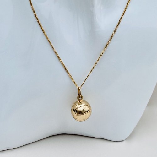 9ct. Gold Football Pendant / Charm.