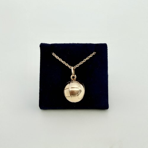 9ct. Gold Football Pendant - Fully Hallmarked.