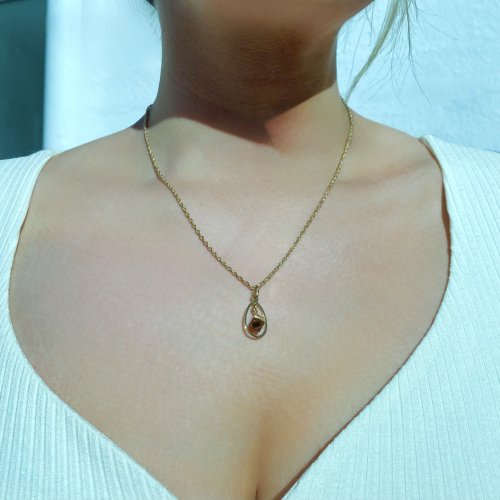 18ct. Gold Dice Pendant.