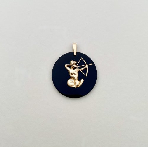 Hallmarked 9ct. Gold Sagittarius Pendant.