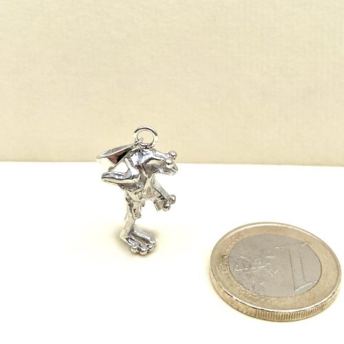 Silver Sporty Frog Pendants / Team of 3 remaining.