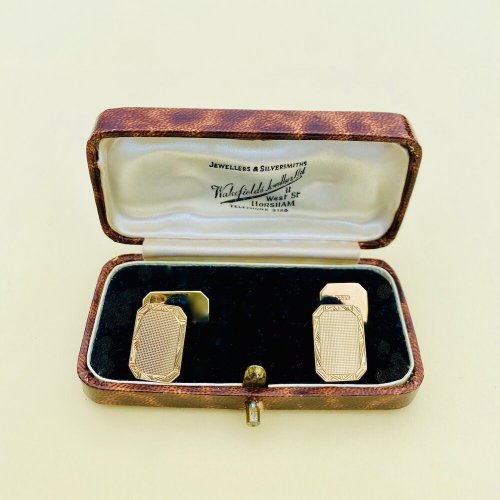 9ct. Solid Gold Cufflinks.