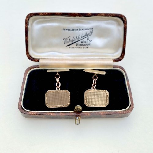 9ct. Solid Gold Cufflinks.