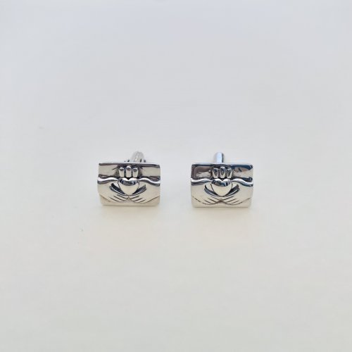 Quality Pair Silver Claddagh cufflinks.