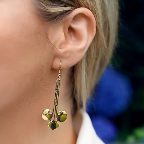 Fleur de Lis earrings.