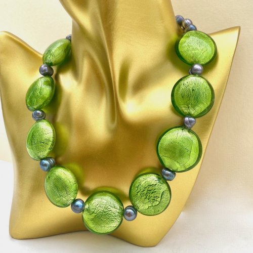 Butler &amp; Wilson Vibrant Green Necklace.