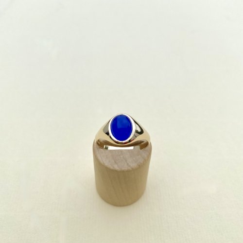 9ct. Gold Lapis Lazuli Ring.