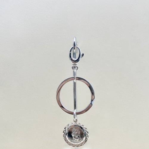 St. Christopher Silver Keyring.