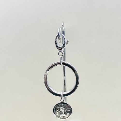 St. Christopher Silver Keyring.