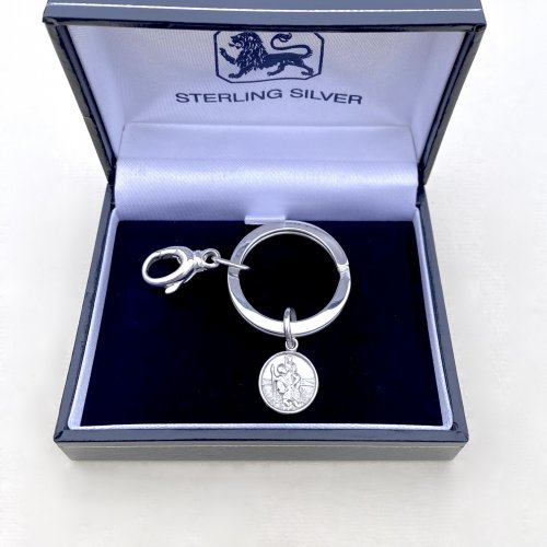 St. Christopher Silver Keyring.