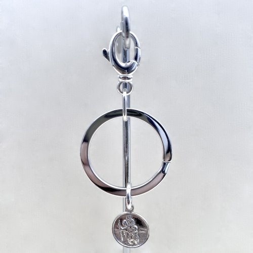 St. Christopher Silver Keyring.