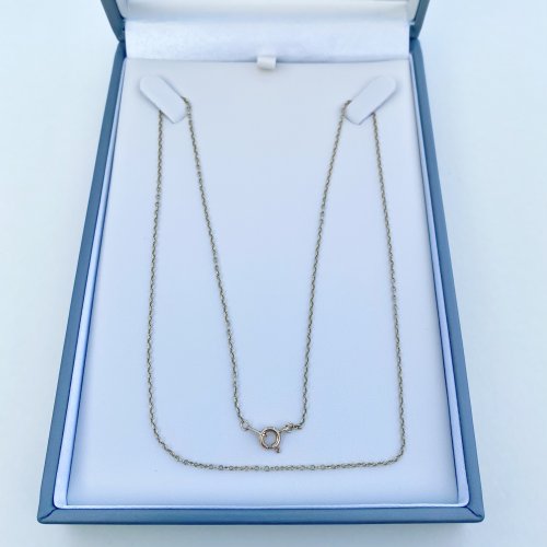 9ct. Yellow Gold Fine Link Neck Chain. NEW STOCK.