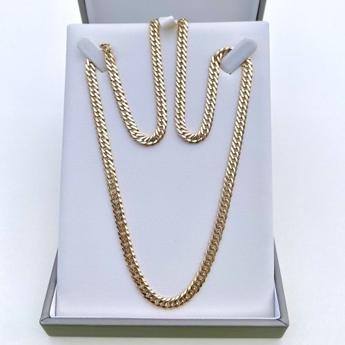 Hallmarked 9ct. Gold Curb Link Chain. 24 gms. NEW STOCK. SOLD.