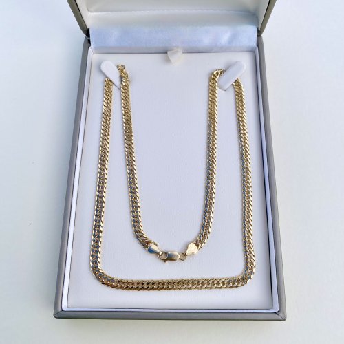 Hallmarked 9ct. Gold Curb Link Chain. 24 gms. NEW STOCK. SOLD.