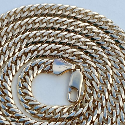 Hallmarked 9ct. Gold Curb Link Chain. 24 gms. NEW STOCK. SOLD.