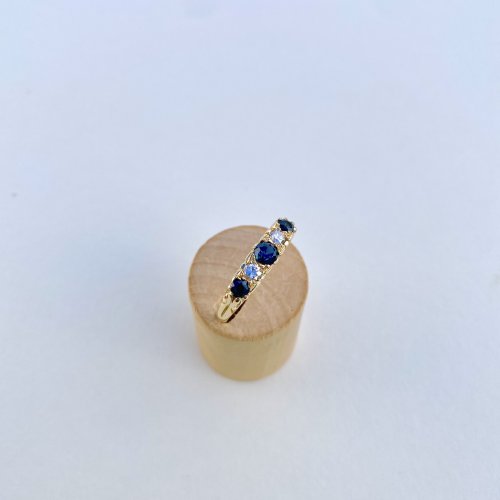 18ct. Gold Sapphire &amp; Diamond Ring. NEW STOCK.