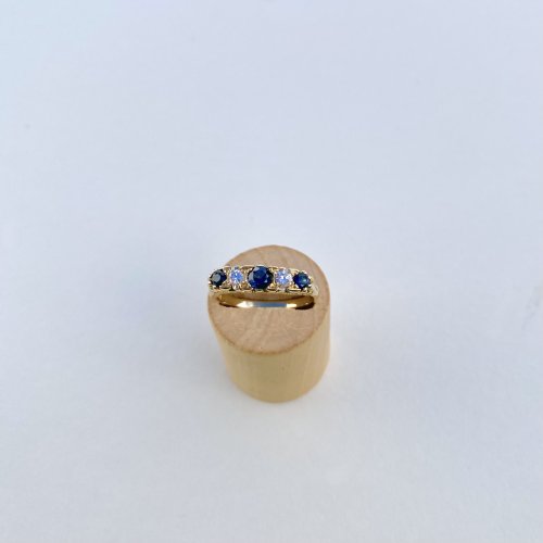 18ct. Gold Sapphire &amp; Diamond Ring. NEW STOCK.