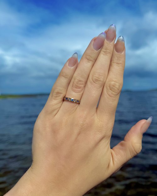 9ct. Gold Full Eternity Ring. 