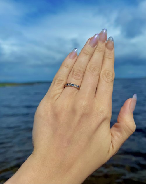 9ct. Gold Full Eternity Ring. 