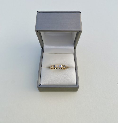 9ct. Gold Full Eternity Ring.  JUST IN!