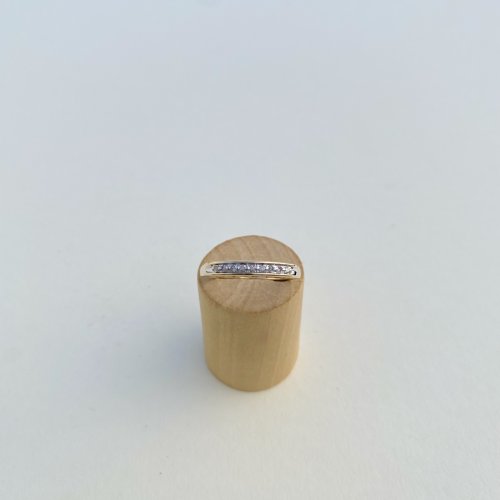 9ct. Yellow Gold Half Eternity Ring with Diamonds &amp; Words. NEW STOCK.