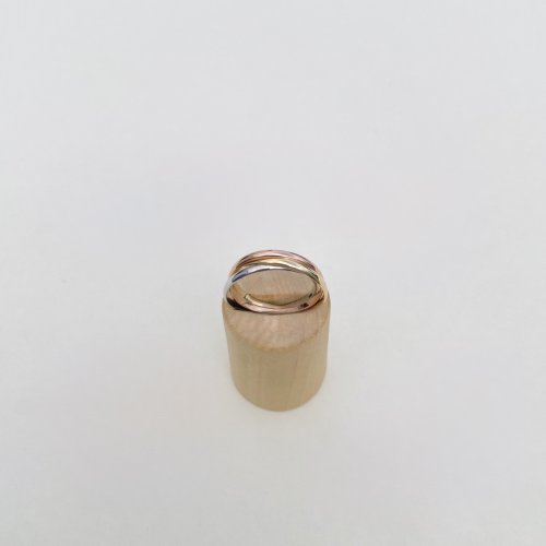 Vintage 9ct. Gold Trinity / Russian Wedding Band. NEW IN STOCK.