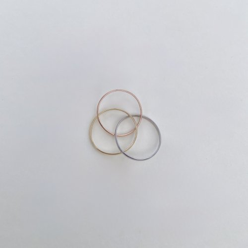 Vintage 9ct. Gold Trinity / Russian Wedding Band. NEW IN STOCK.