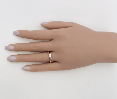 Vintage 9ct. Gold Trinity / Russian Wedding Band. NEW IN STOCK.