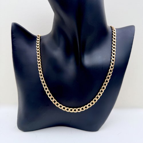 Hallmarked 9ct. Gold Curb Link Chain. NEW STOCK. SOLD.