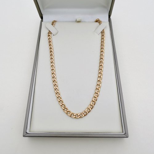 Hallmarked 9ct. Gold Curb Link Chain. NEW STOCK. SOLD.