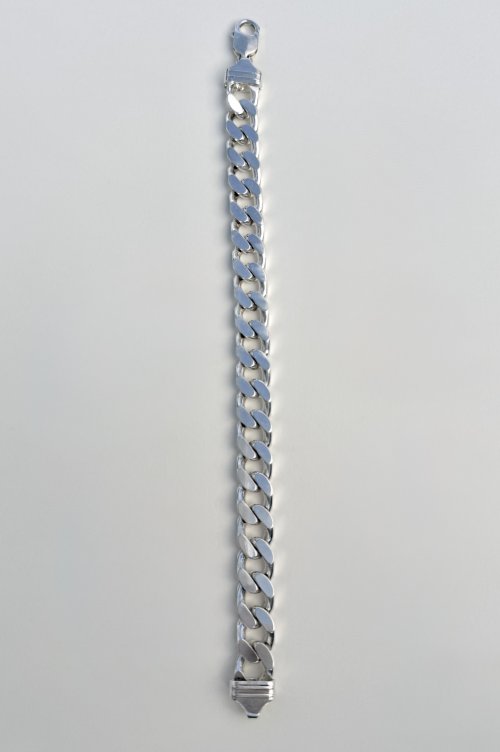 Sterling Silver Curb Link (Cuban Link) Chain Bracelet. NEW STOCK.