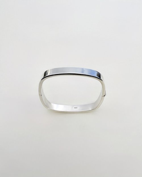 Sterling Silver Square Bangle. NEW IN STOCK.