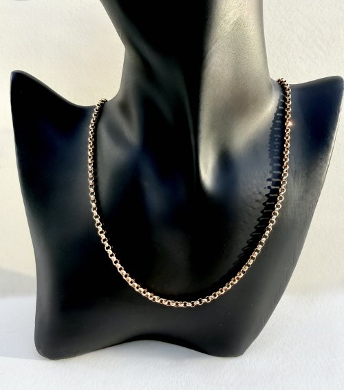 Antique / Victorian 9ct. Gold Belcher Chain 17¼” NEW STOCK.