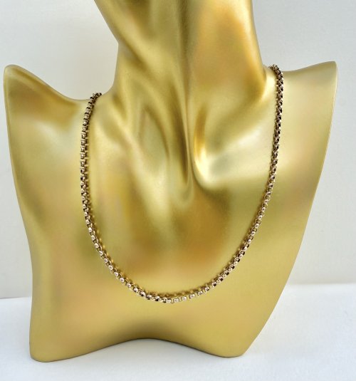 Antique / Victorian 9ct. Gold Belcher Chain 17¼” NEW STOCK.