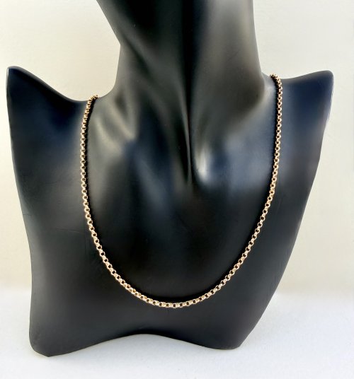 Antique / Victorian 9ct. Gold Belcher Chain 19" NEW STOCK.