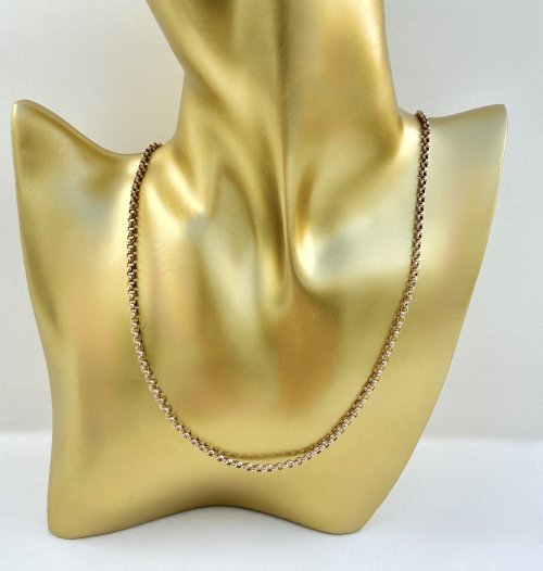Antique / Victorian 9ct. Gold Belcher Chain 19" NEW STOCK.