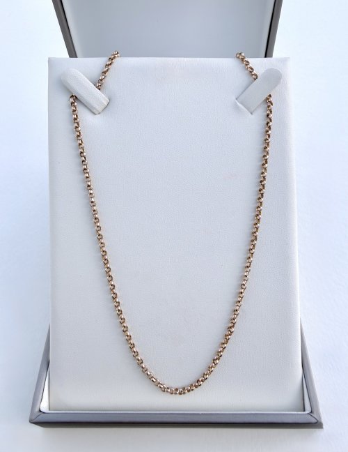 Antique / Victorian 9ct. Gold Belcher Chain 19" NEW STOCK.