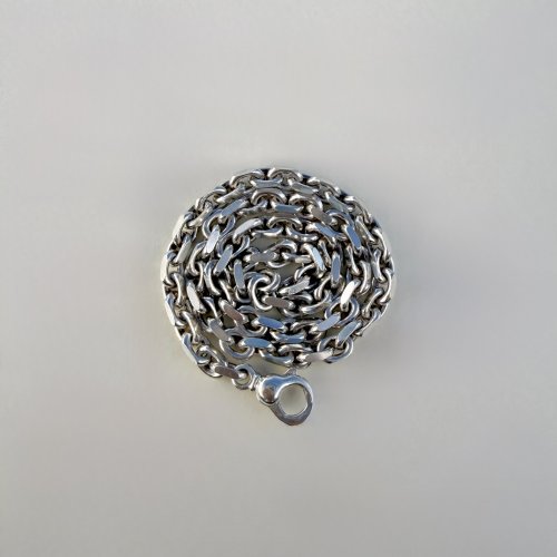 Contemporary Silver Chunky Chain. 19½ NEW STOCK.