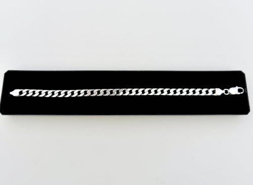 Hallmarked Silver Curb / Cuban Link Bracelet. NEW STOCK.
