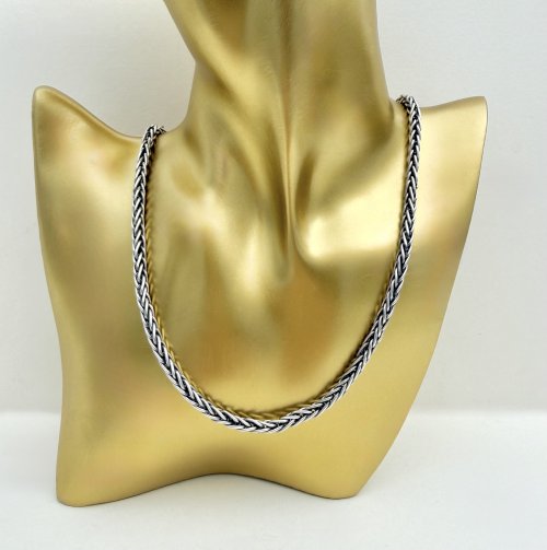 Silver 18½" Foxtail Chain. NEW STOCK.